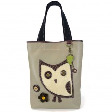Everyday Tote - Hoo Hoo Owl  (Warm Gray)