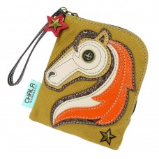 Simple Zip Wallet - Chala Horse (Brown)