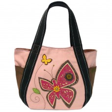 Carryall Zip Tote - Butterfly (Pink)